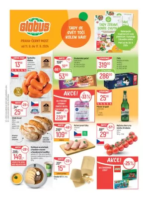 akční leták Globus 11.9.2024-17.9.2024