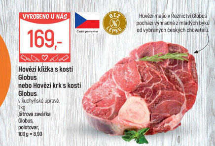 Hovězí kližka s kostí Globus