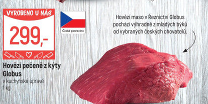 Hovězí pečeně z kýty Globus