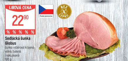 Šunka sedlácká výběrová Globus