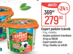 Trávníkové hnojivo Expert podzim plus Forestina