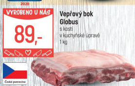 Vepřový bok s kostí Globus