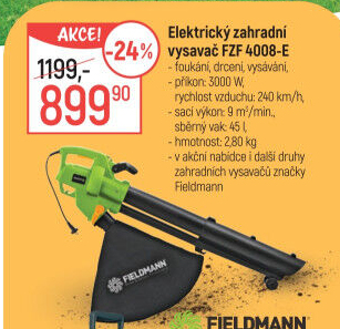 Vysavač na listí Fieldmann FZF 4008-E