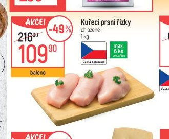 Kuřecí prsní řízky