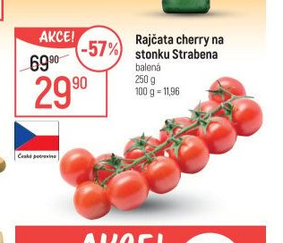 Rajčata cherry na stonku Strabena