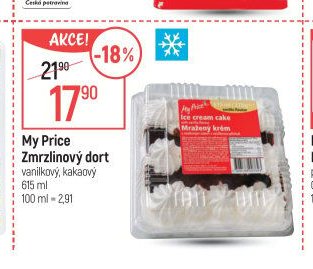 My Price Zmrzlinový dort