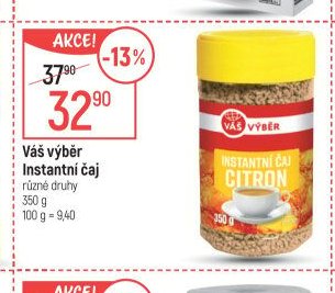 Váš výběr Instantní čaj