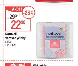 Natuvell Vatové tyčinky