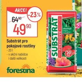 Substrát pro pokojové rostliny