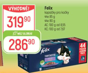 Kapsičky pro kočky Fantastic Felix Purina