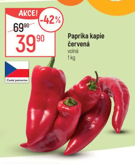 Paprika červená kapie