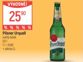 Pivo Pilsner Urquell