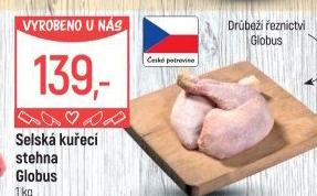 Selská kuřecí stehna Globus
