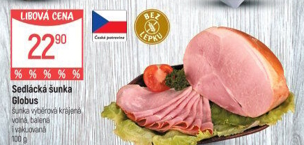 Šunka sedlácká výběrová Globus