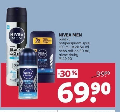 Nivea Men antiperspirant sprej / roll-on