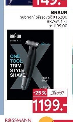 Braun hybridní ořezávač