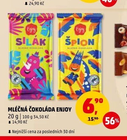 Mléčná čokoláda Enjoy