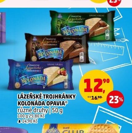 Lázeňské trojhránky Kolonáda Opavia