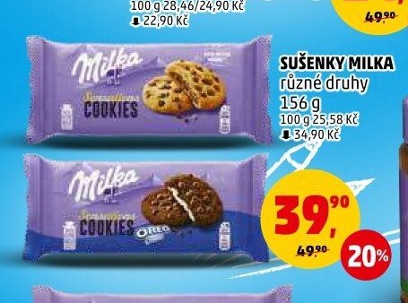 Sušenky Milka