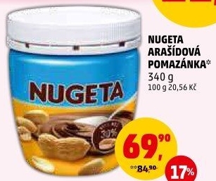 Čokokrém arašídový Nugeta Orion