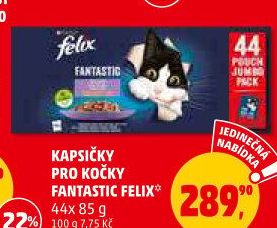 Kapsičky pro kočky Fantastic Felix Purina