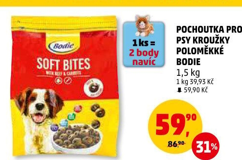 Pamlsky pro psy kroužky Bodie