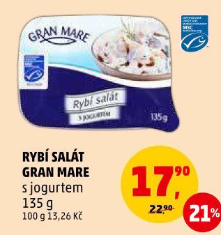 Salát rybí s jogurtem Gran Mare