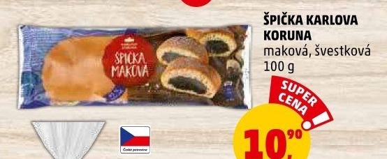 Špička s náplní Karlova Koruna