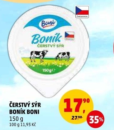 Sýr čerstvý Boník Boni