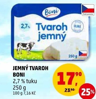 Tvaroh jemný Boni
