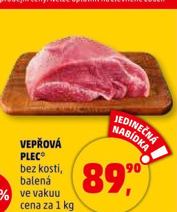 Vepřová plec bez kosti