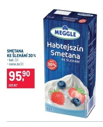SMETANA KE ŠLEHÁNÍ 30 %
