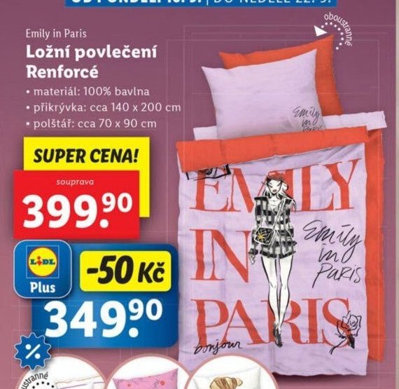 Emily in Paris Ložní povlečení Renforcé