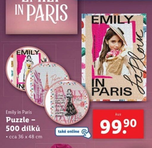 Emily in Paris Puzzle - 500 dílků