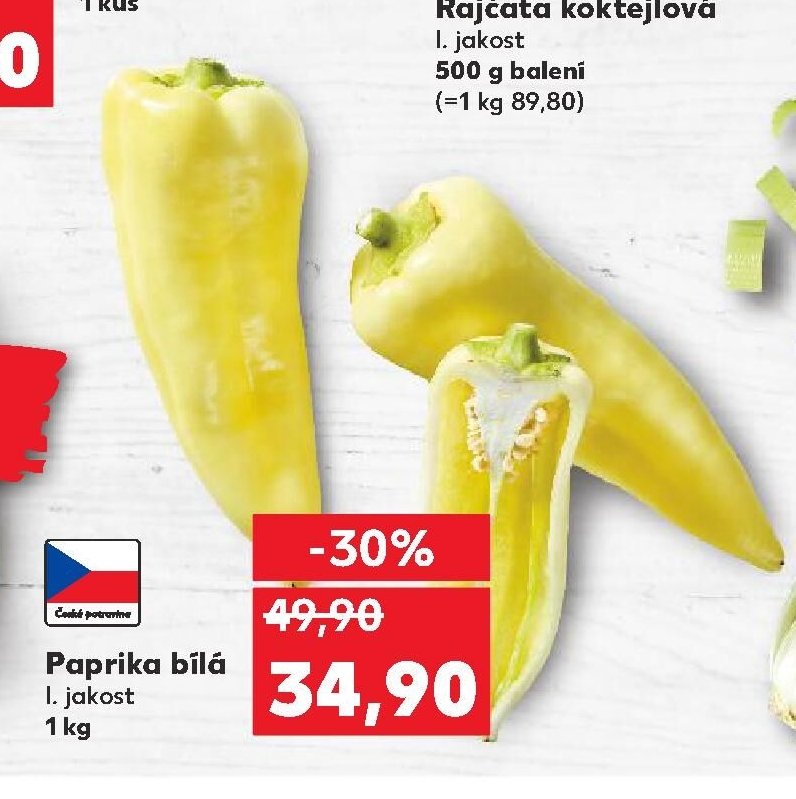 Paprika bílá