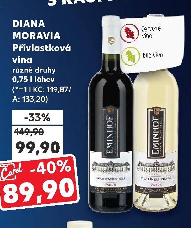 Diana Moravia Přívlastková vína