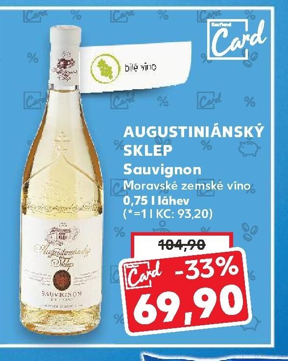 Augustiniánský sklep Sauvignon