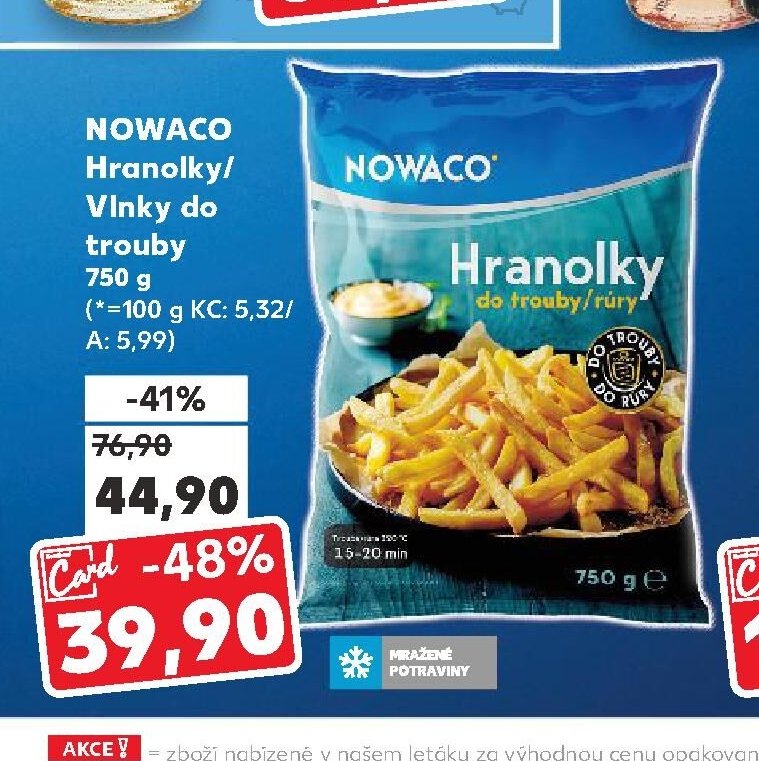 Nowaco Hranolky/Vlnky do trouby