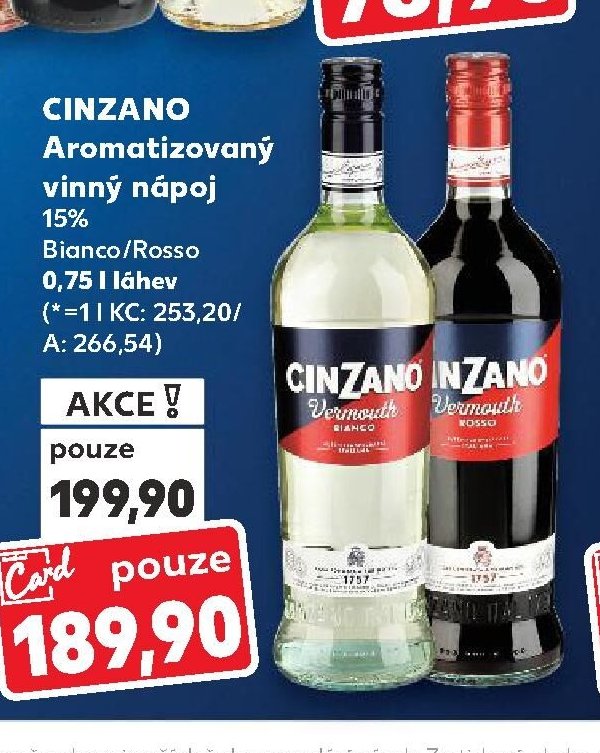 Cinzano Aromatizovaný vinný nápoj