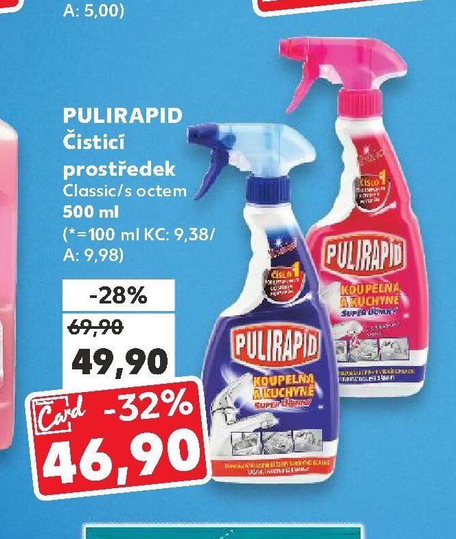 PULIRAPID Čistící prostředek
