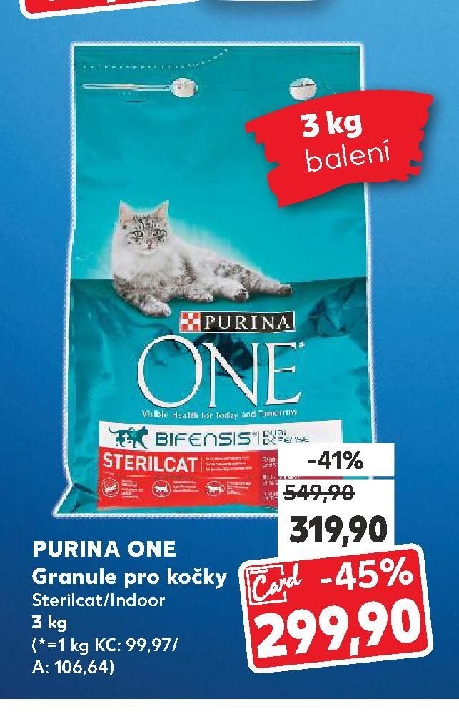PURINA ONE Granule pro kočky Sterilcat/Indoor