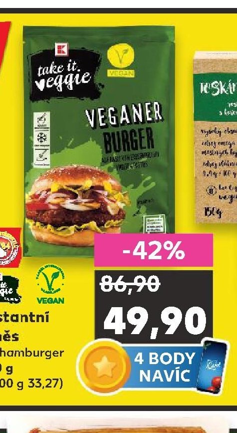 take it veggie VEGANER BURGER Instantní směs na hamburger 150 g