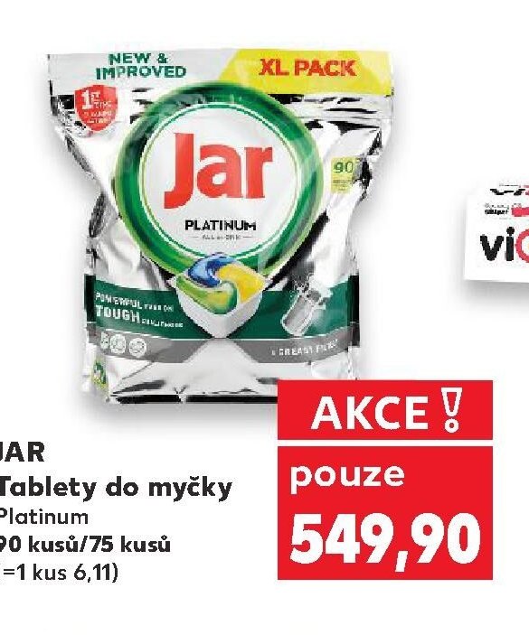 JAR Tablety do myčky Platinum