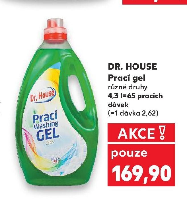 DR. HOUSE Prací gel