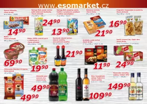 akční leták ESO MARKET 18.9.2024-29.9.2024