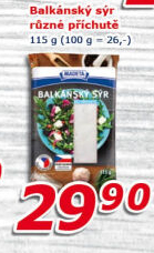 Balkánský sýr Madeta