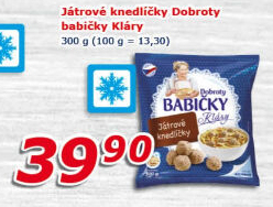 Knedlíčky játrové mražené Dobroty Babičky Kláry