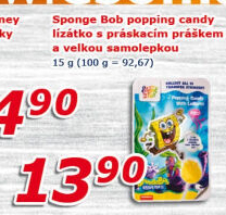 Lízátko s praskajícím práškem Sweet'