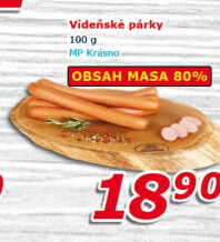 Párky vídeňské Krásno