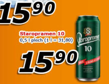 Pivo světlé výčepní 10° Staropramen